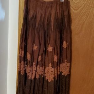 Dress Barn broomstick skirt